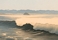 Cayucos Waves Blank Notecard