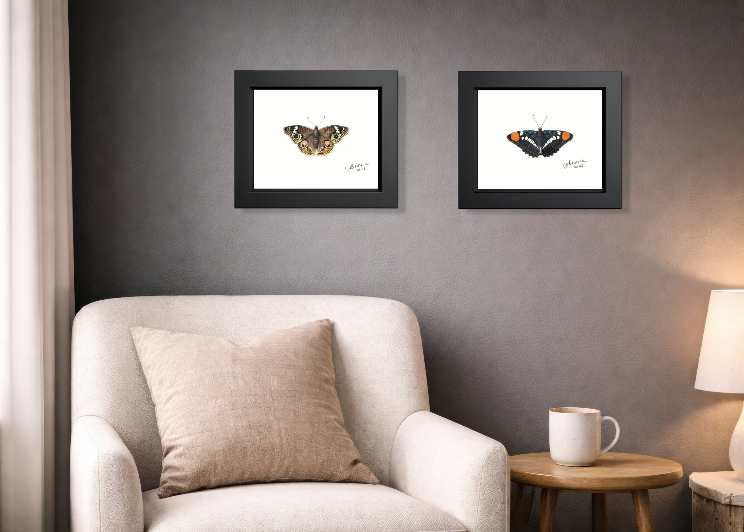 Common Buckeye — Nymphalid Print